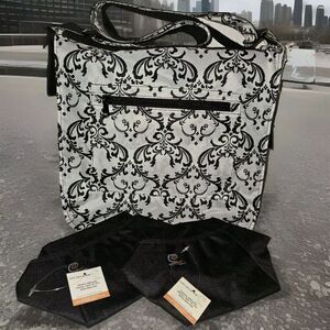 New!! PupCentric EBD Carryall Messenger Dog Puppy Supply Travel Bag 14x11x5